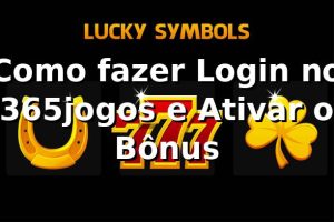 Como fazer Login no 365jogos e Ativar o Bônus 🚀